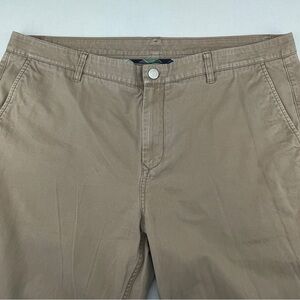 Bonobos Chinos Mens 40x28 Brown Straight Leg Flat Front Cotton Pants Trousers